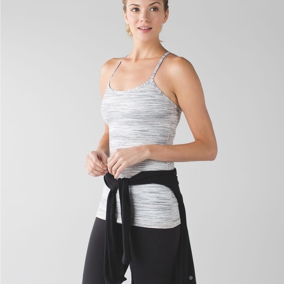lululemon athletica Gray Striped Tank Top - Picture 3 of 10